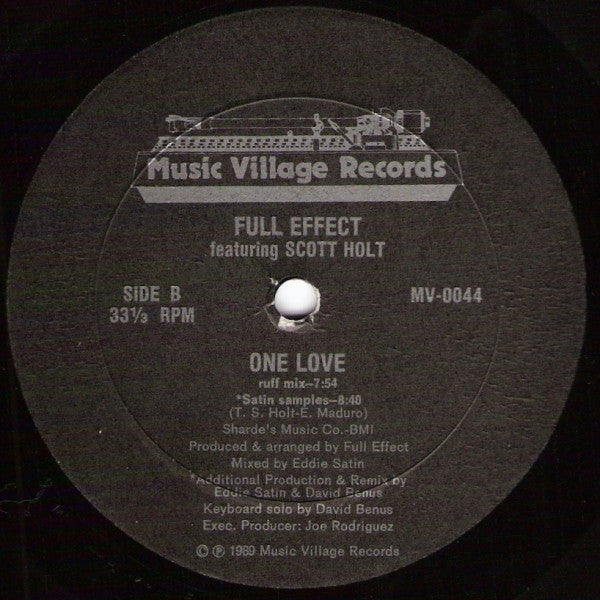 One Love Full Effect (2),Scott Holt
