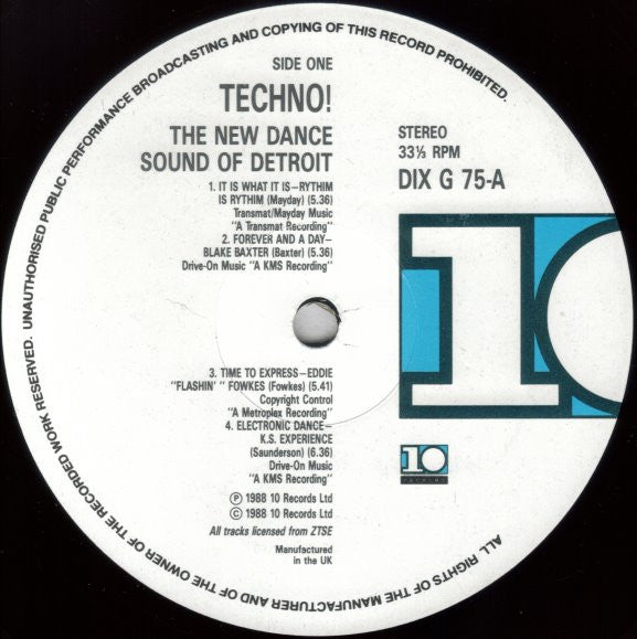 Techno ! (Le nouveau son dance de Détroit) Divers