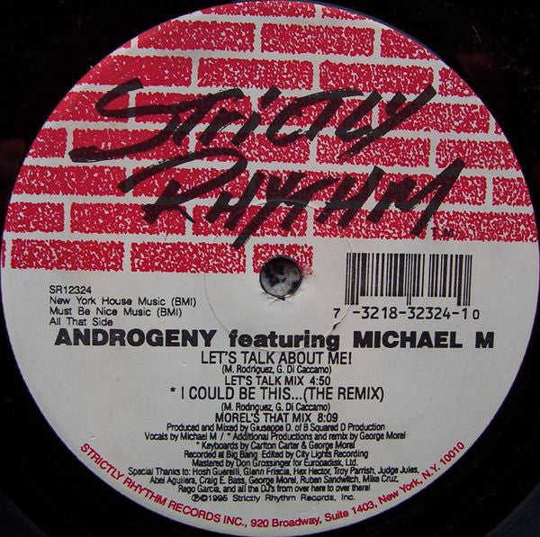 Let's Talk About Me! Androgeny,Michael M