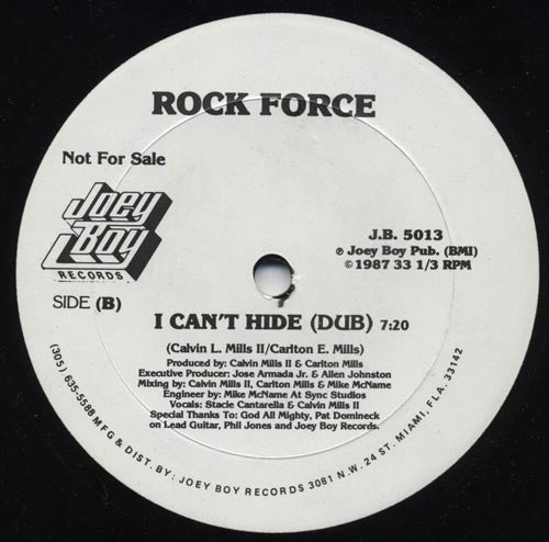 Je ne peux pas me cacher 3 Force du rock