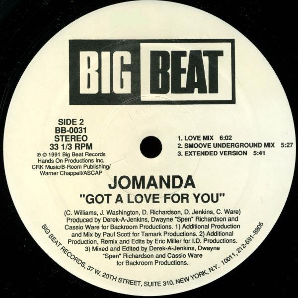 Got A Love For You Jomanda