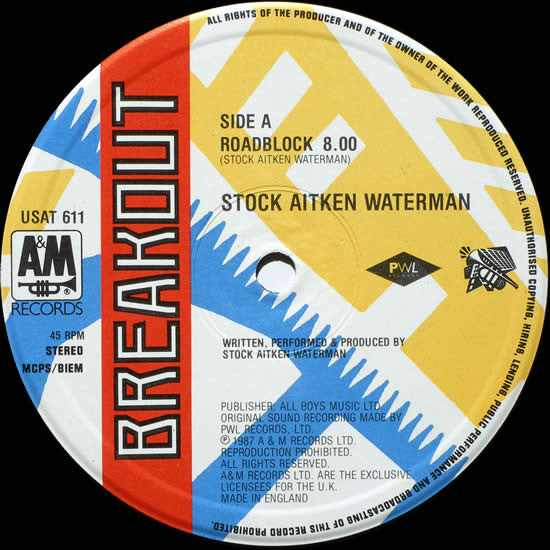 Roadblock Stock, Aitken & Waterman