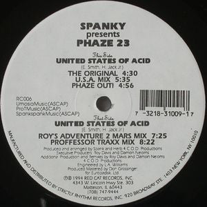United States Of Acid Spanky,Phaze 23