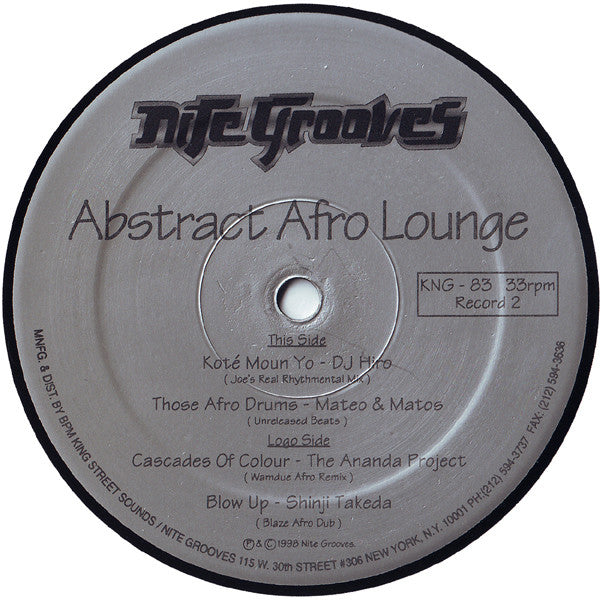 Abstract Afro Lounge (A Nite Grooves Compilation) | Rectangle Triangle