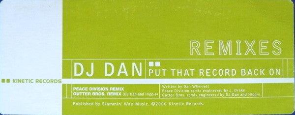 Put That Record Back On Remixes | Rectangle Triangle  