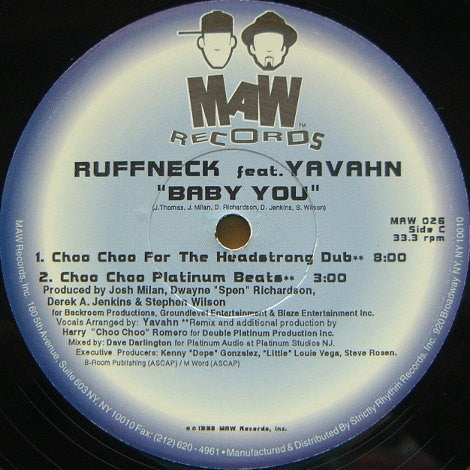 Bébé toi Ruffneck, Yavahn
