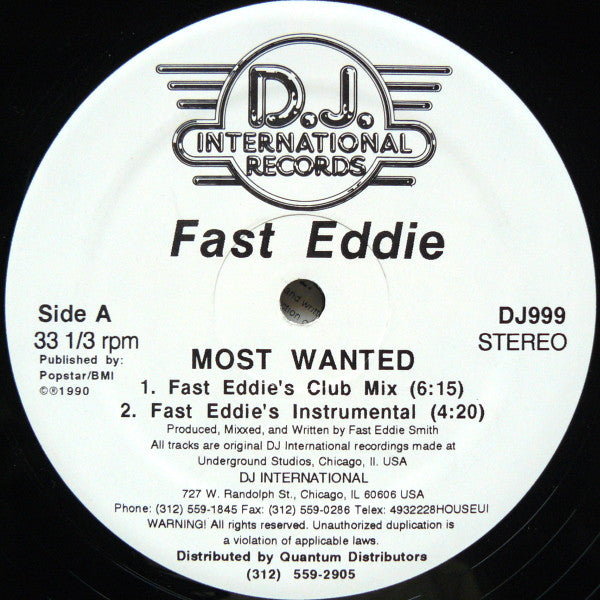 Most Wanted 2 "Fast" Eddie Smith