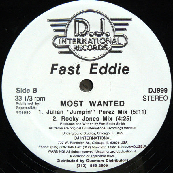 Most Wanted 2 "Fast" Eddie Smith