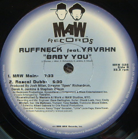 Bébé toi Ruffneck, Yavahn