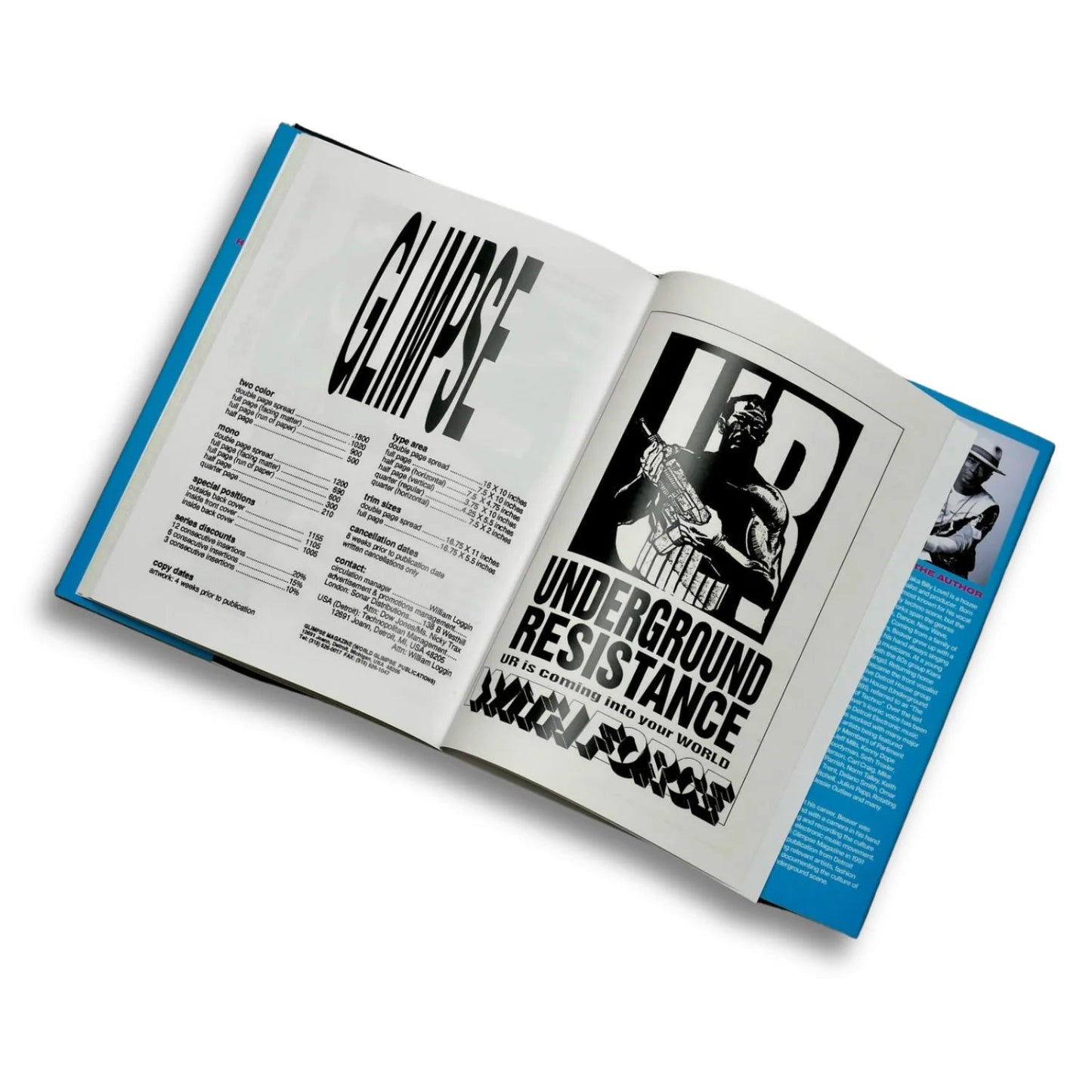 Glimpse: Interactive Remixed | Rectangle Triangle | Glimpse: Interactive Remixed 'Hardback Book'
Hardcover, Mixed Media.  100 pages
In 1992, Glimpse Ma | book