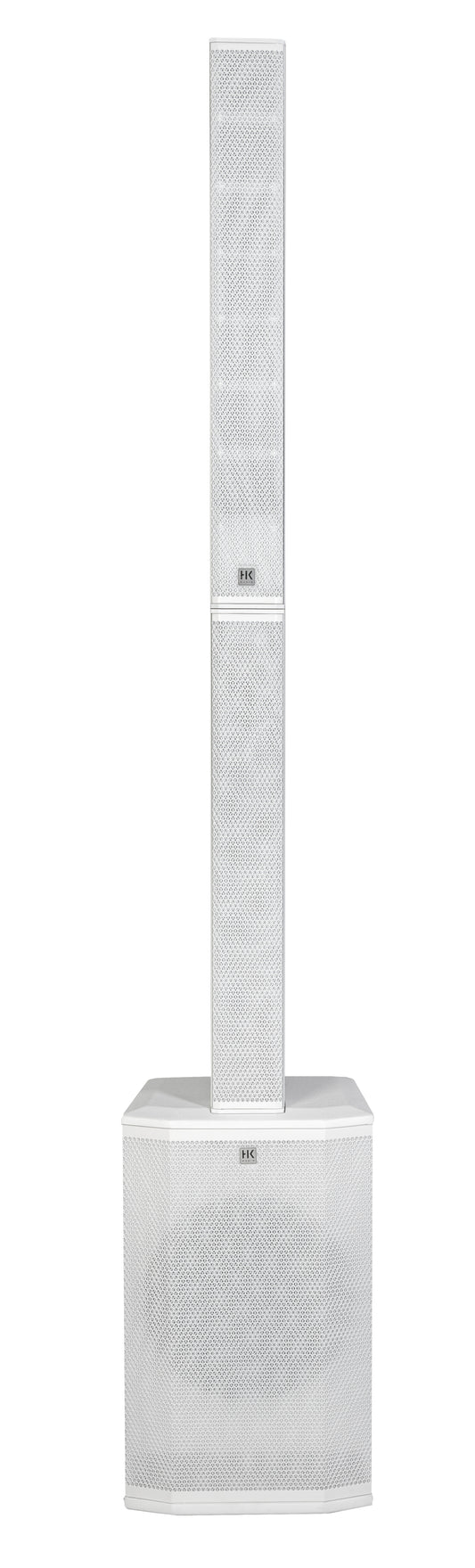 HK Audio 2000W 12" Active Column Loudspeaker System, White