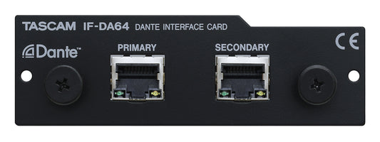 Tascam 64-Channel Dante Interface Card for DA-6400 64-Channel Recorder