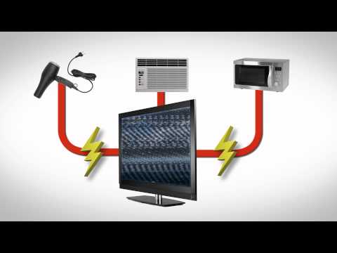 SurgeX SX-DS-156 Defender Series MultiPak 6-outlet Surge Protector / Power Conditioner 