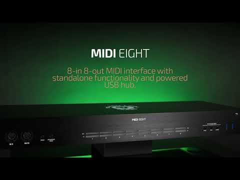 Black Lion Audio Midi Eight 8×8 128-Channel USB-C MIDI Interface 