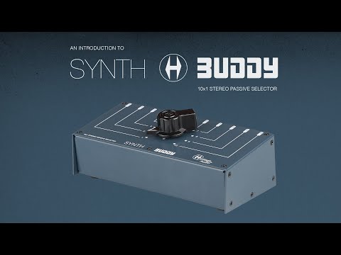 Heritage Audio Synth Buddy Passive 10-to-1 Stereo Passive Desktop Switch 