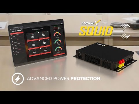 SurgeX SX-DC-8-1224-120 All-in-One Squid Power Management System 