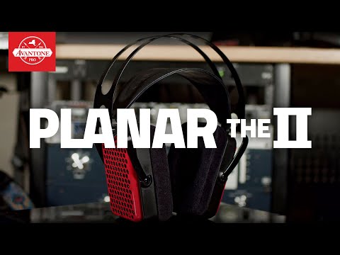 Avantone Pro Av Planar Ii Red Planar the II Reference-Grade Open-Back Headphones, Red 