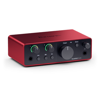 Focusrite Scarlett Solo 4th Gen (Cubase LE Included) 