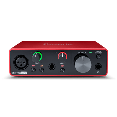 Focusrite 2-in / 2-out USB Audio Interface (Cubase LE Included)